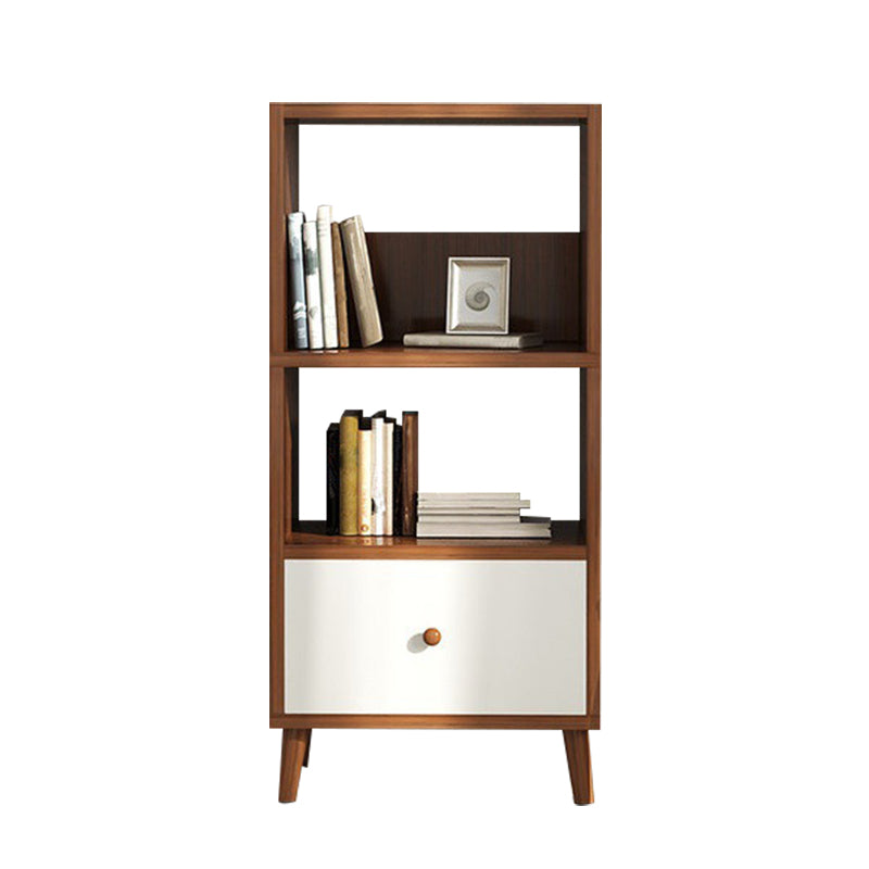 Modern Solid Wood Bookcase 20-inch Standard Bookshelf for Home