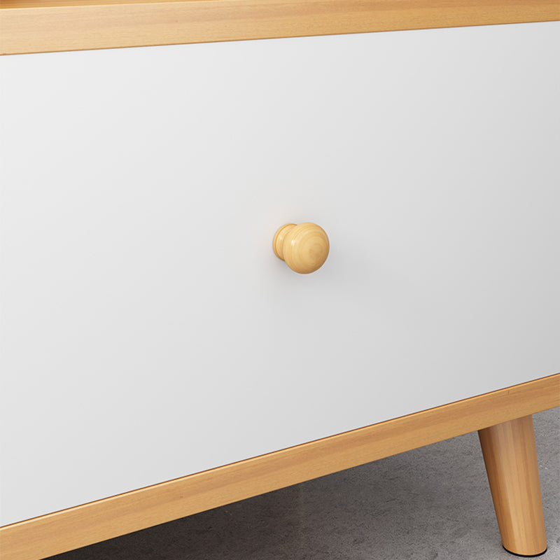 Modern Solid Wood Bookcase 20-inch Standard Bookshelf for Home