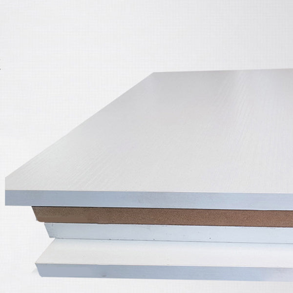 Modern Wall Mounted Bookcase Horizontal Engineered Wood Closed Back Bookshelf