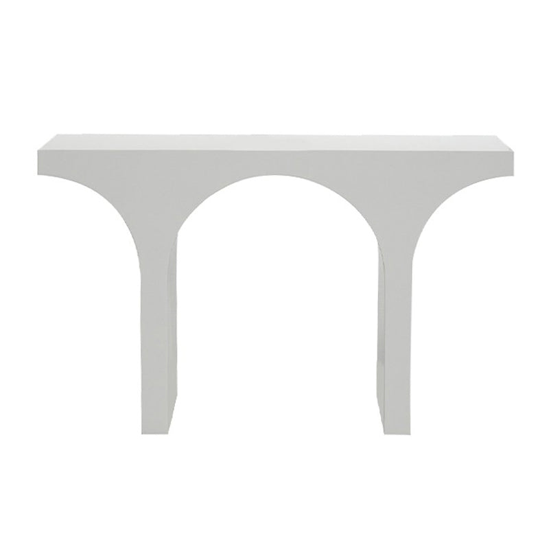 Wood Console Table 33.4 inch High, Hall Sled Console Accent Table