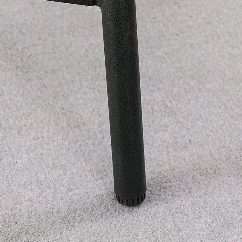 Black Round Counter-height Stool Industrial Backless Indoor Wood Bar Stool