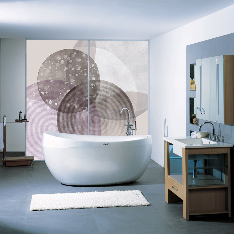 Illustration Stain Resistant Mural Wallpaper Abstract Geometry Living Room Wall Mural