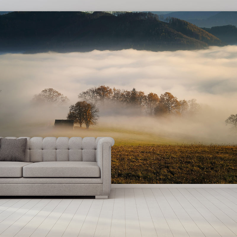 Plants Wall Mural Contemporary Photography Resistant Forest Wall Mural