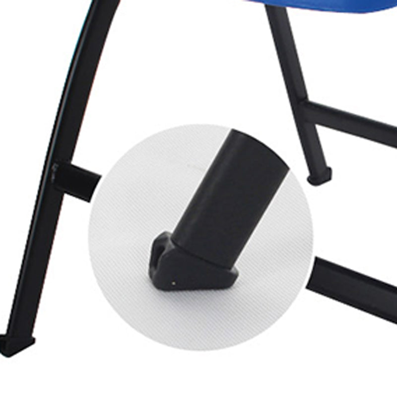 Modern Armless Conference Chair Plastic No Wheels Office Chair