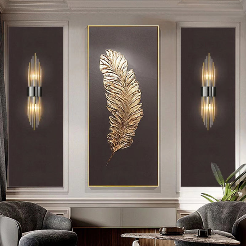 Modern Style Crystal Wall Mount Lamp Creative Wall Light for Living Room