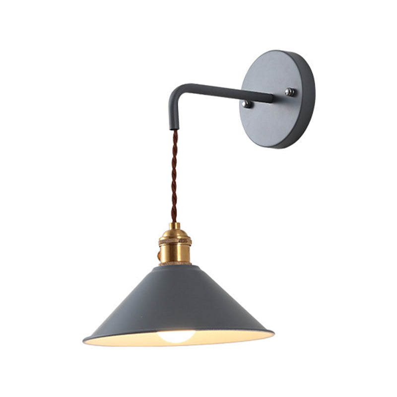 Modernism Macaron Wall Light Cone Shaded Lighting for Foyer Room