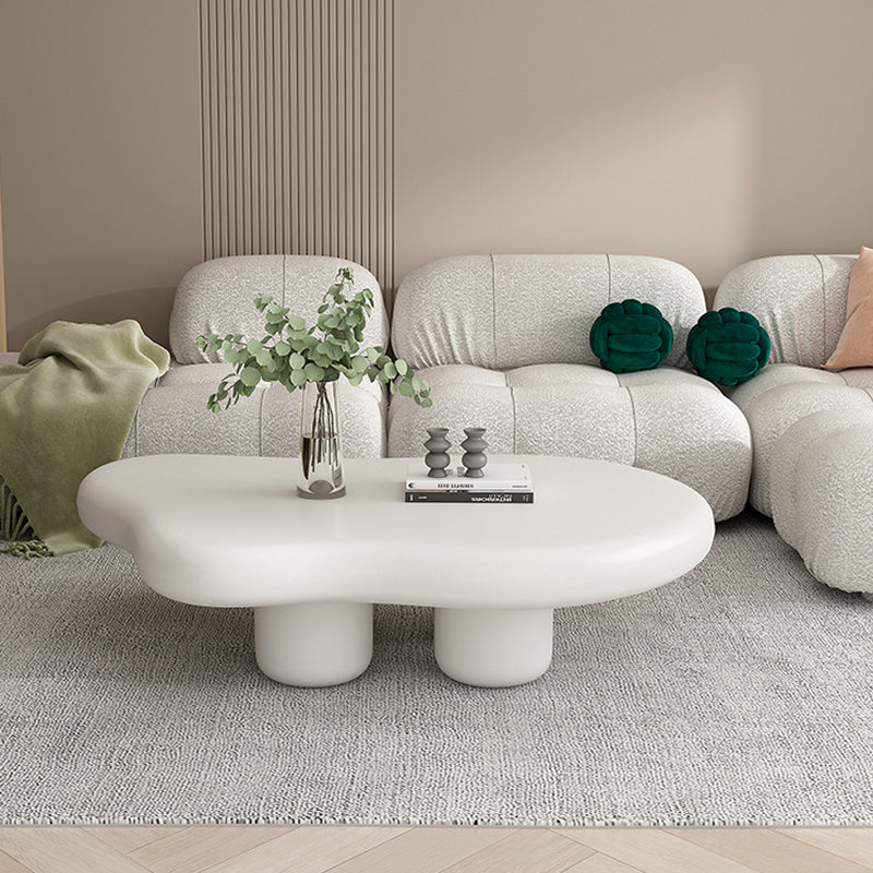 Solid Wood 4 Legs Coffee Table Minimalist Nordic Style Coffee Table