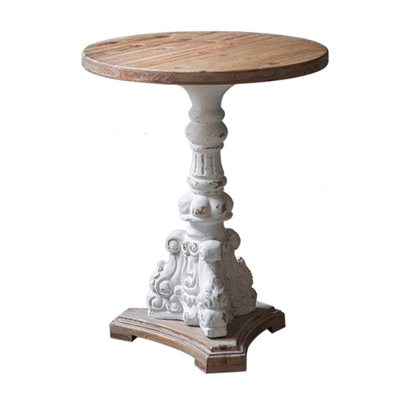 French Country Distressed Wood Coffee Table Set for Living Room