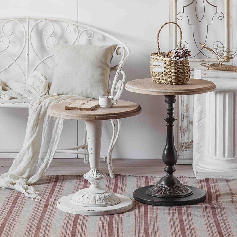 French Country Distressed Wood Coffee Table Set for Living Room