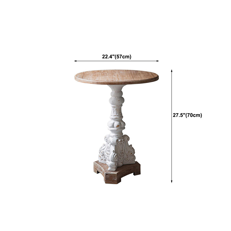 French Country Distressed Wood Coffee Table Set for Living Room