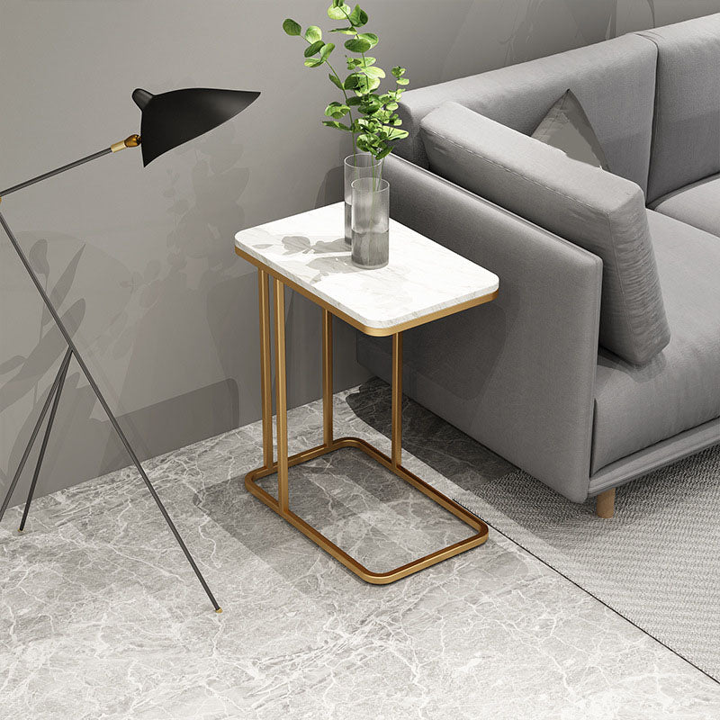 Medieval Modern Style Rectangular Metal Table Frame Side Table