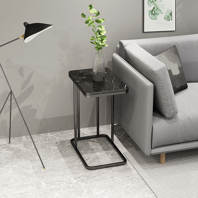 Medieval Modern Style Rectangular Metal Table Frame Side Table