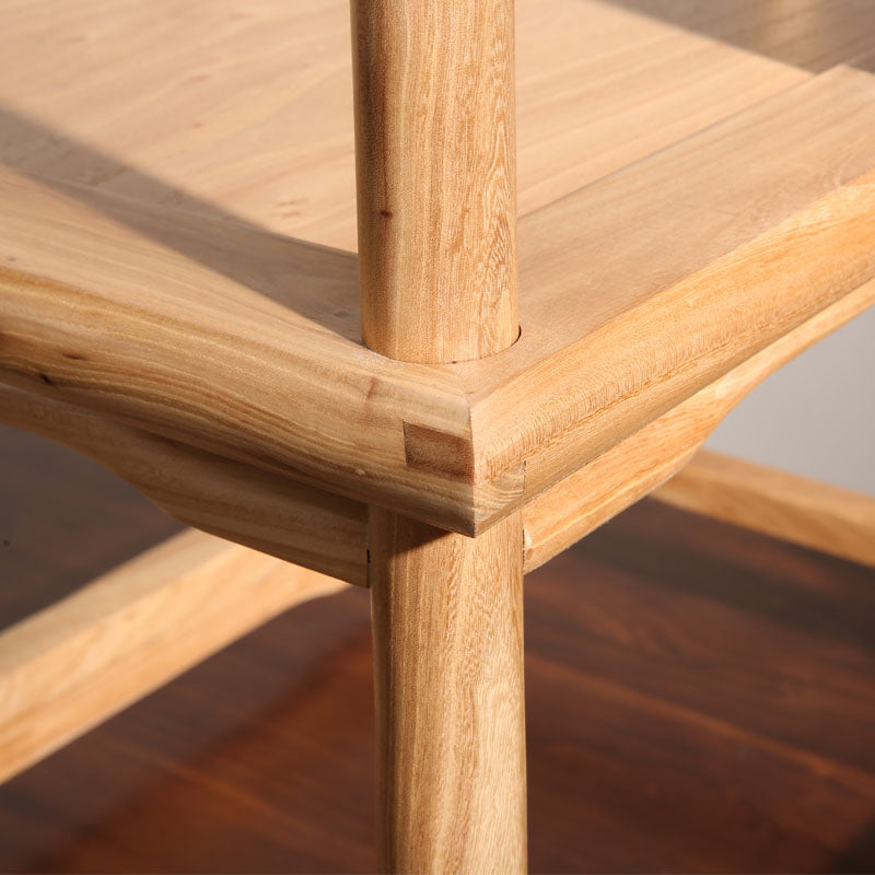 Traditional Style Dining Chairs Dining Arm Side Chair with Wooden Legs