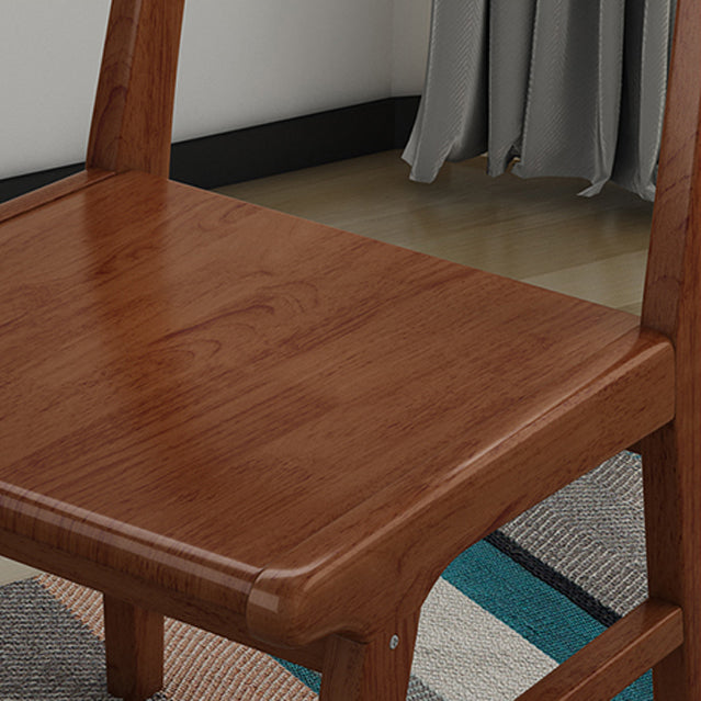 Contemporary Style Dining Chairs Dining Arm Side Chair with Wooden Legs