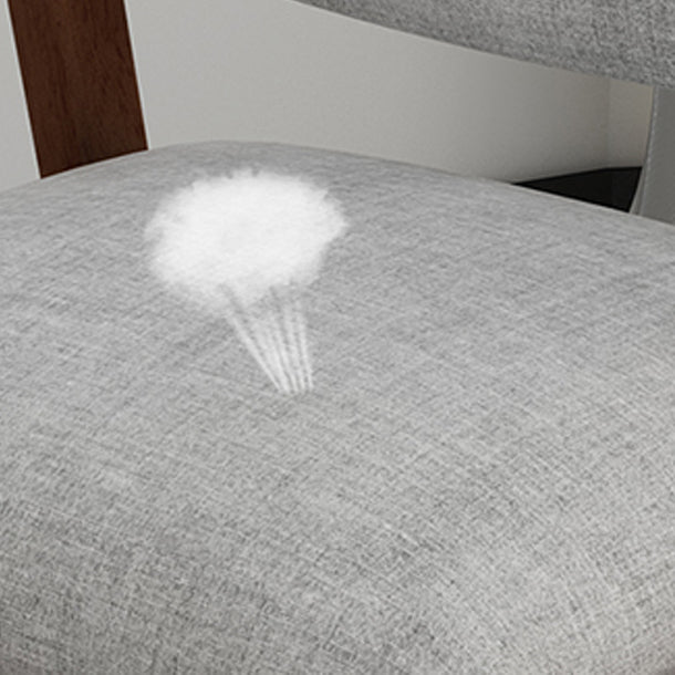 Contemporary Style Dining Chairs Dining Arm Side Chair with Wooden Legs