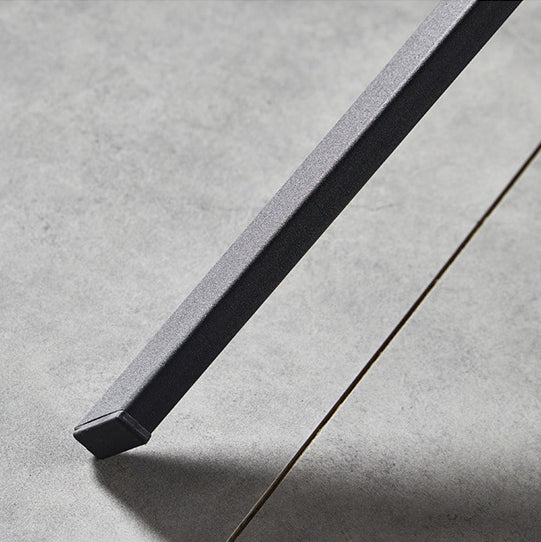 Contemporary Armless Dining Chairs Leather Curved Parsons Side Chair for Brasserie