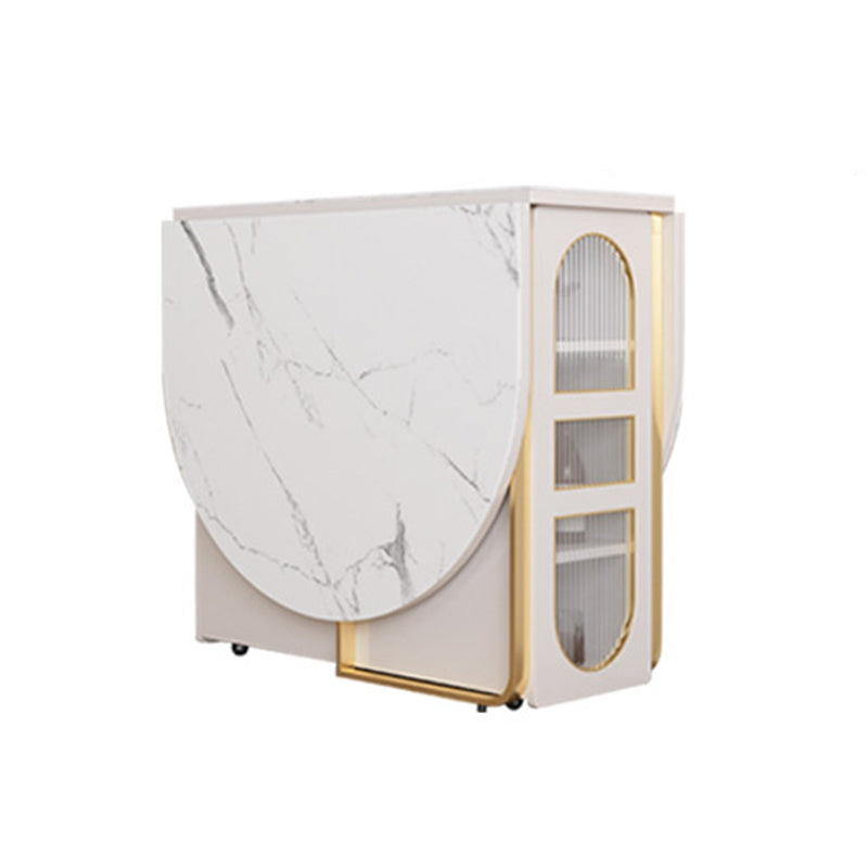 Modern Dining Table Pedestal Base Table ,59.1"L x 31.5"W x 29.5"H