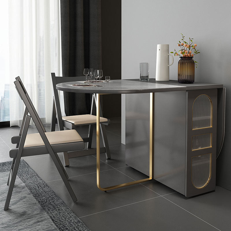 Modern Dining Table Pedestal Base Table ,59.1"L x 31.5"W x 29.5"H