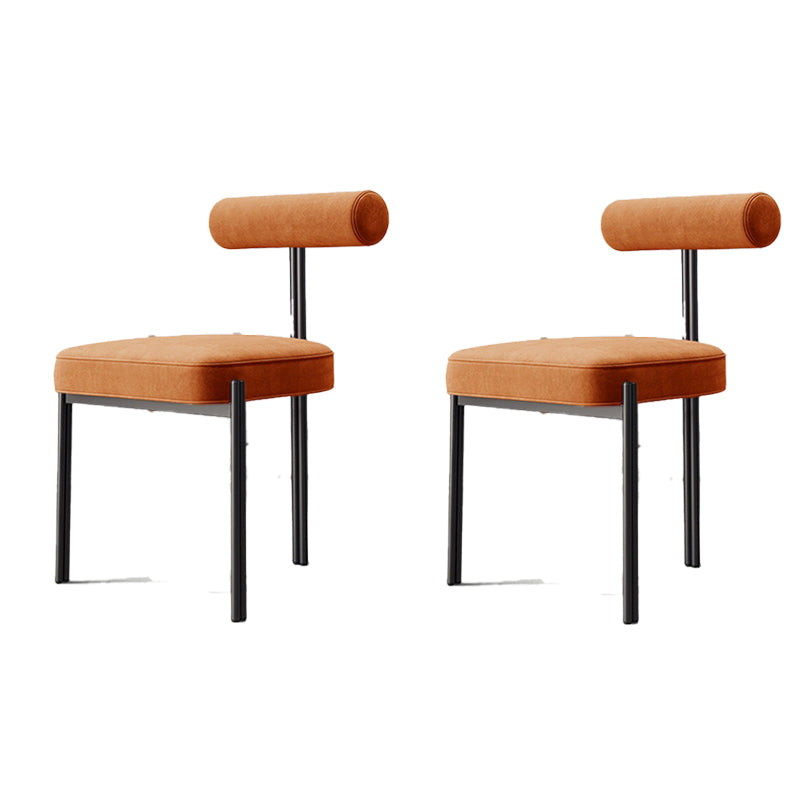 Industrial Style 19.68" Wide Fixed Back Sponge Armless Chair