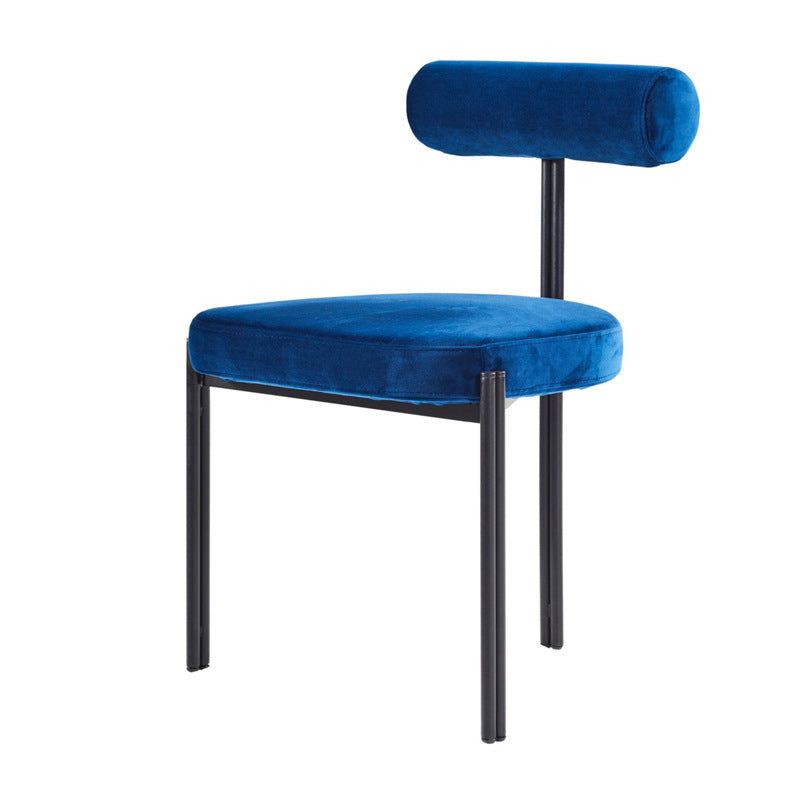 Industrial Style 19.68" Wide Fixed Back Sponge Armless Chair