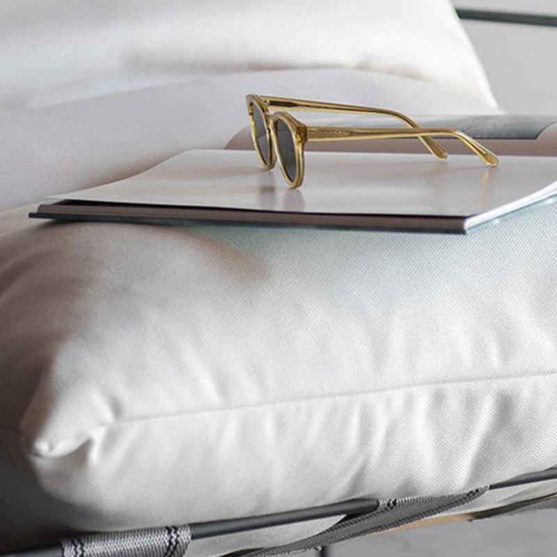 26.77" Wide Contemporary Style Single Sofa Chair Metal Round Arm Chair