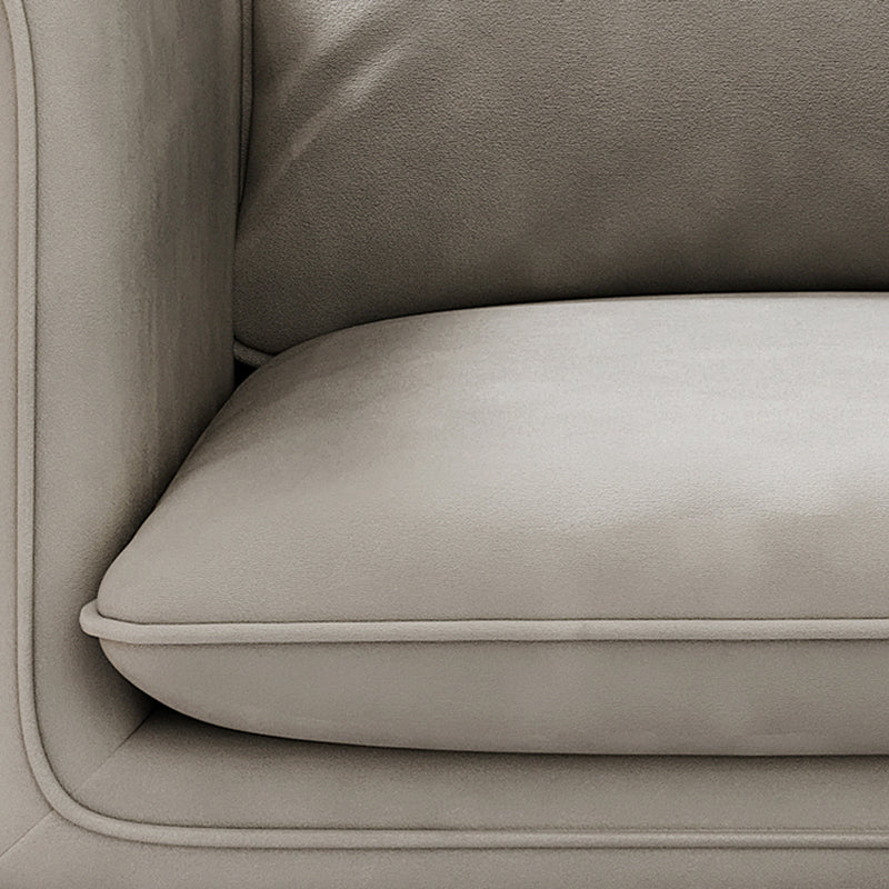 Contemporary 29.5" Wide Solid Color Pillow Back Sponge Arm Chair