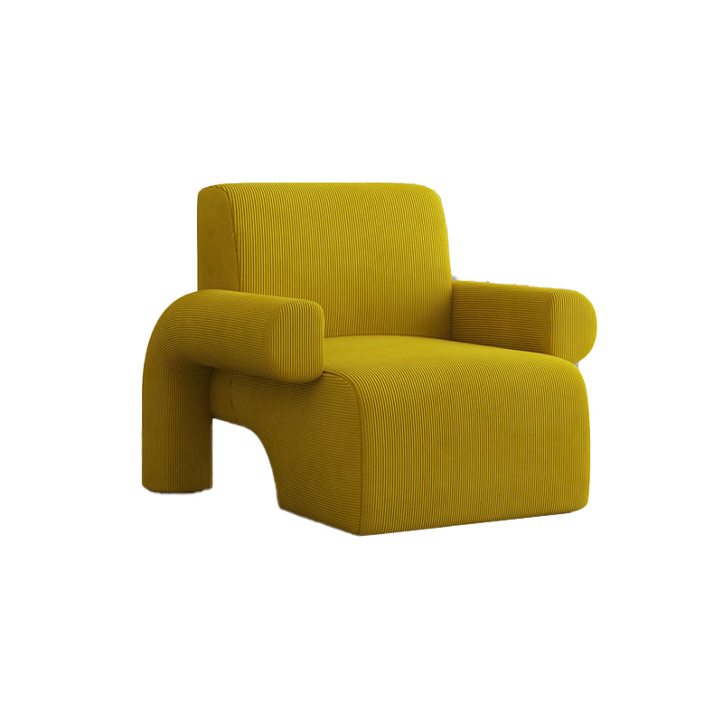 35.43" Wide Contemporary Style Single Sofa Chair Fixed Back Fabric Arm Chair