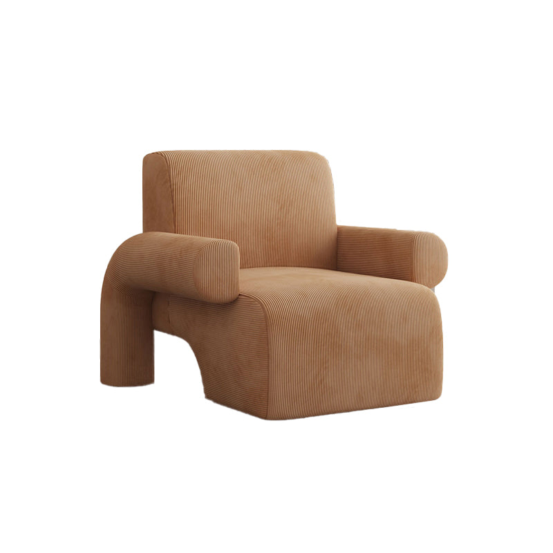 35.43" Wide Contemporary Style Single Sofa Chair Fixed Back Fabric Arm Chair