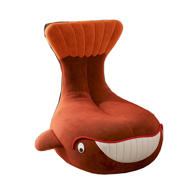 Nordic Style Armless Sponge Cushion Filled Parsons Chair with Cushioned Backrest