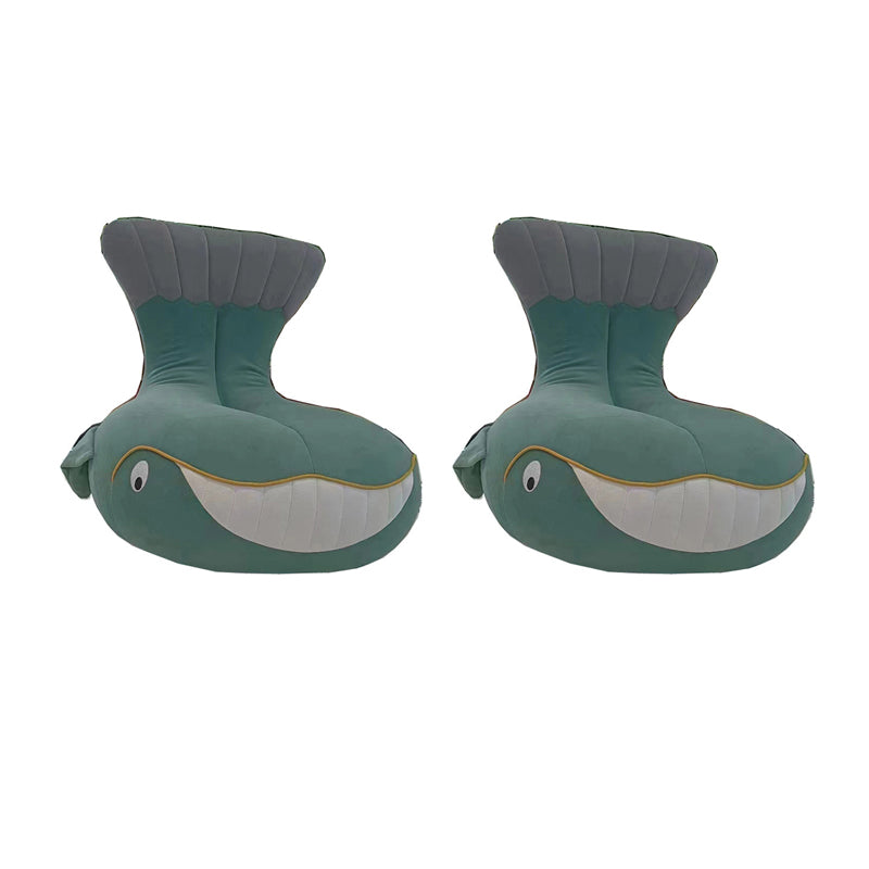 Nordic Style Armless Sponge Cushion Filled Parsons Chair with Cushioned Backrest