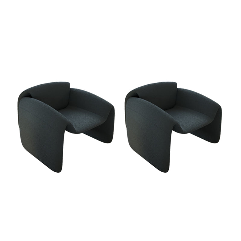 30.71" Wide Contemporary Style Single Sofa Chair Fixed Back Arm Chair