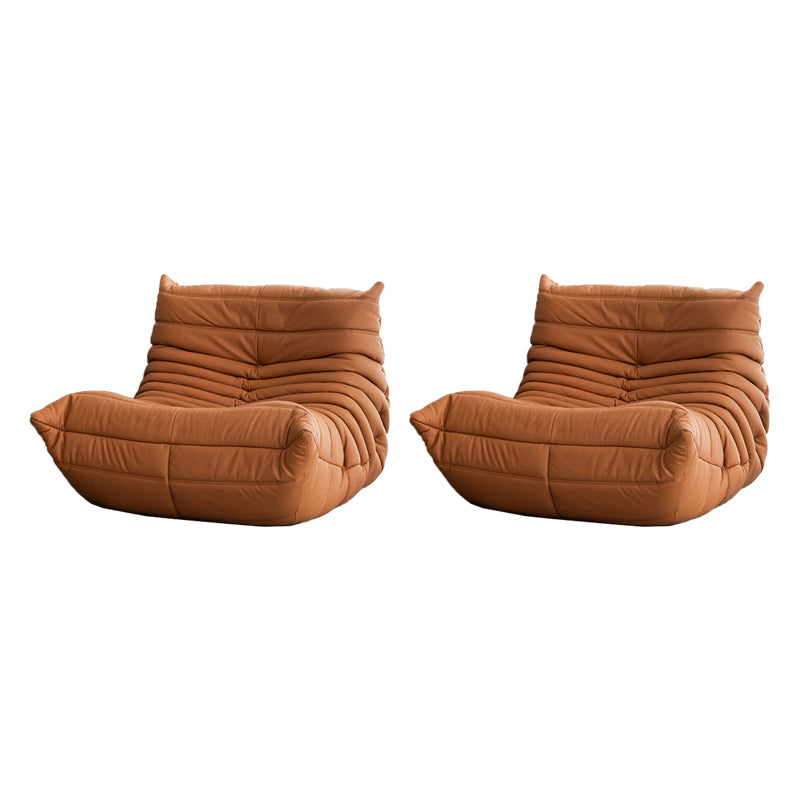 Nordic Style No Armrest Cushioned Back with a Cushioned Cushion Filled Parsons Chair