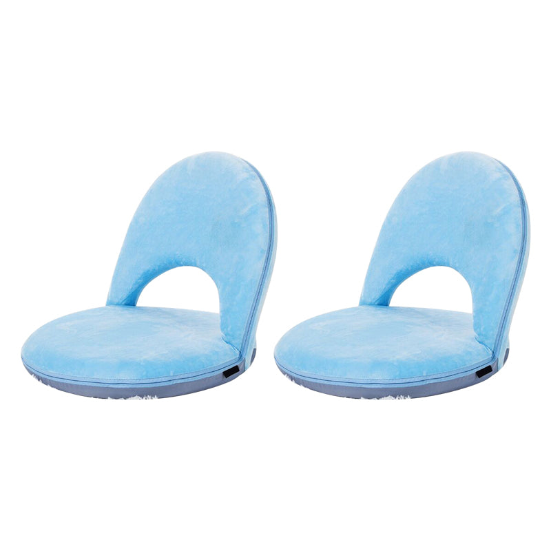 Contemporary 18.9"Wide Solid Color Sponge Split Back Armless Chair
