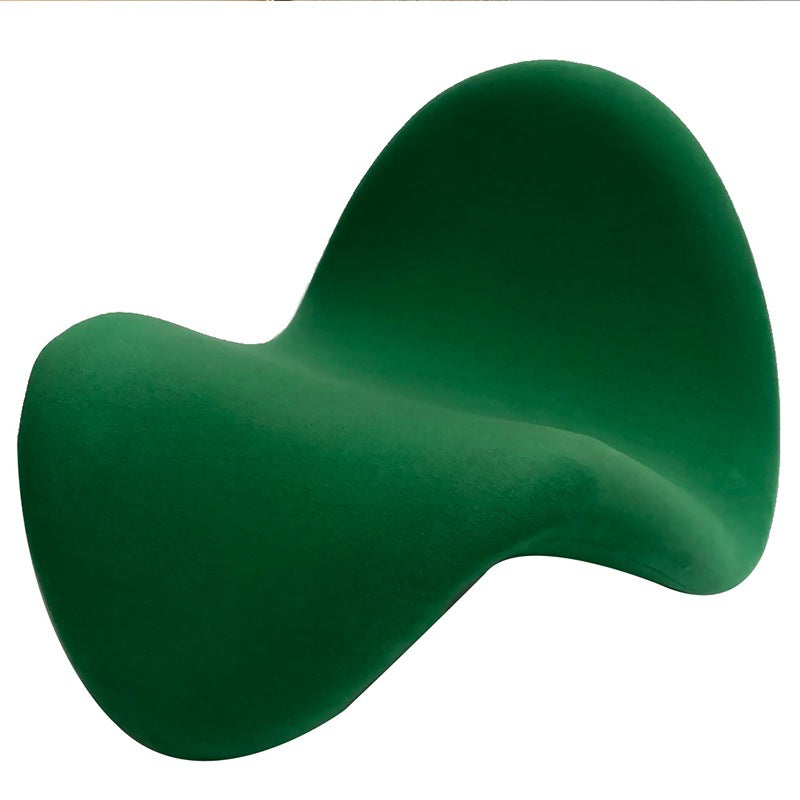 37.4" Wide Scandinavian Style Single Sofa Chair Fixed Backed Armless Chair