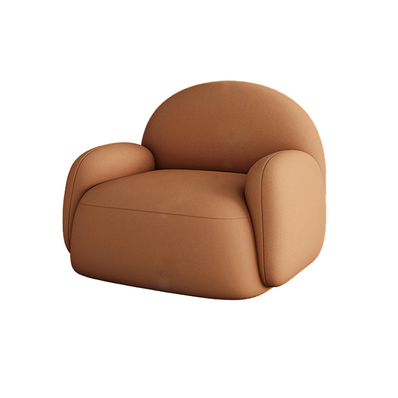 31.50" Wide Scandinavian Style Single Sofa Chair Round Arm Chair