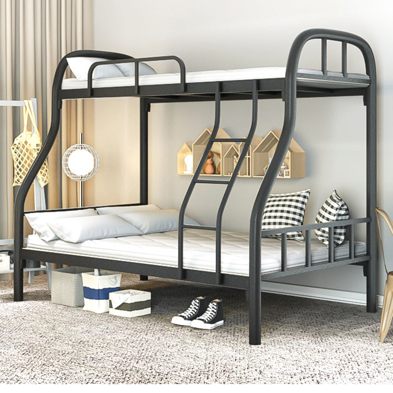 Modern Style Bunk Bed 66.93" Tall Bunk Bed in Black/White Finish