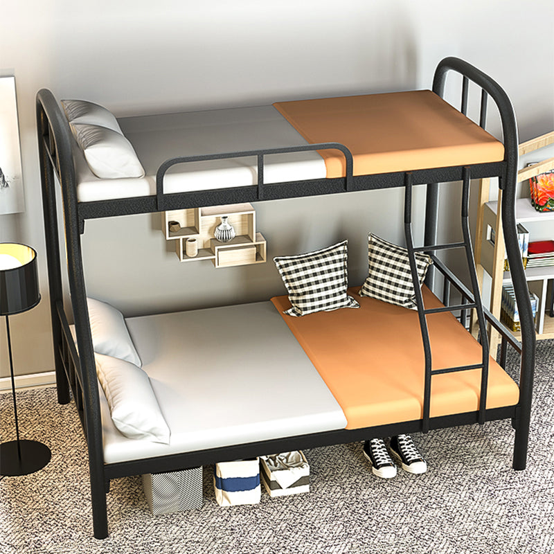 Modern Style Bunk Bed 66.93" Tall Bunk Bed in Black/White Finish