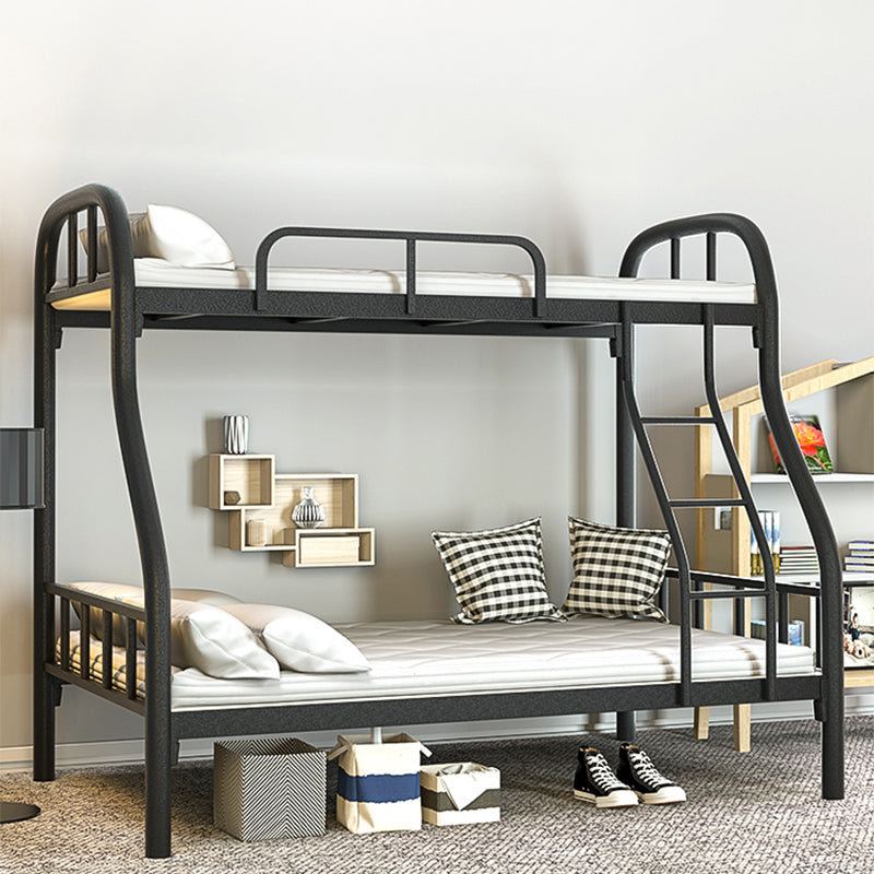 Modern Style Bunk Bed 66.93" Tall Bunk Bed in Black/White Finish