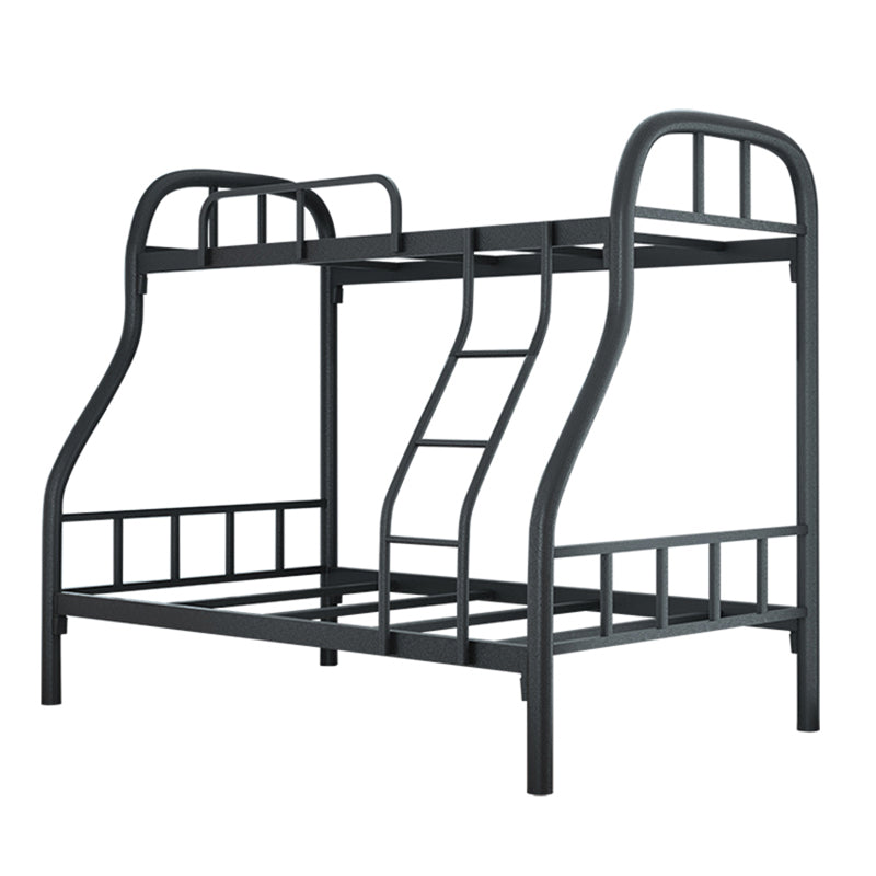 Modern Style Bunk Bed 66.93" Tall Bunk Bed in Black/White Finish