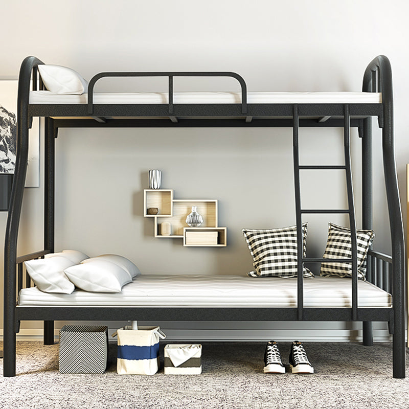 Modern Style Bunk Bed 66.93" Tall Bunk Bed in Black/White Finish