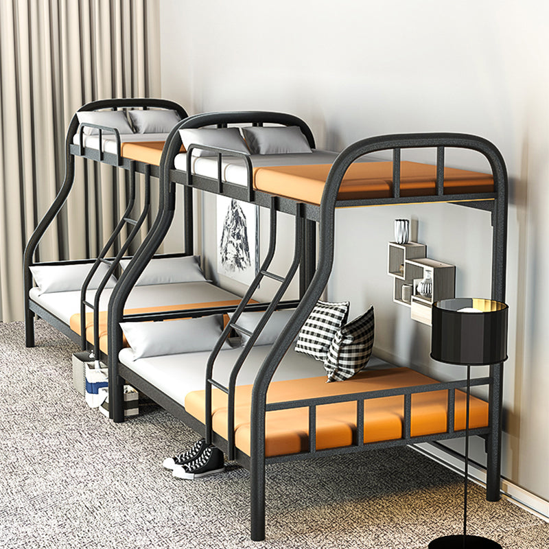 Modern Style Bunk Bed 66.93" Tall Bunk Bed in Black/White Finish