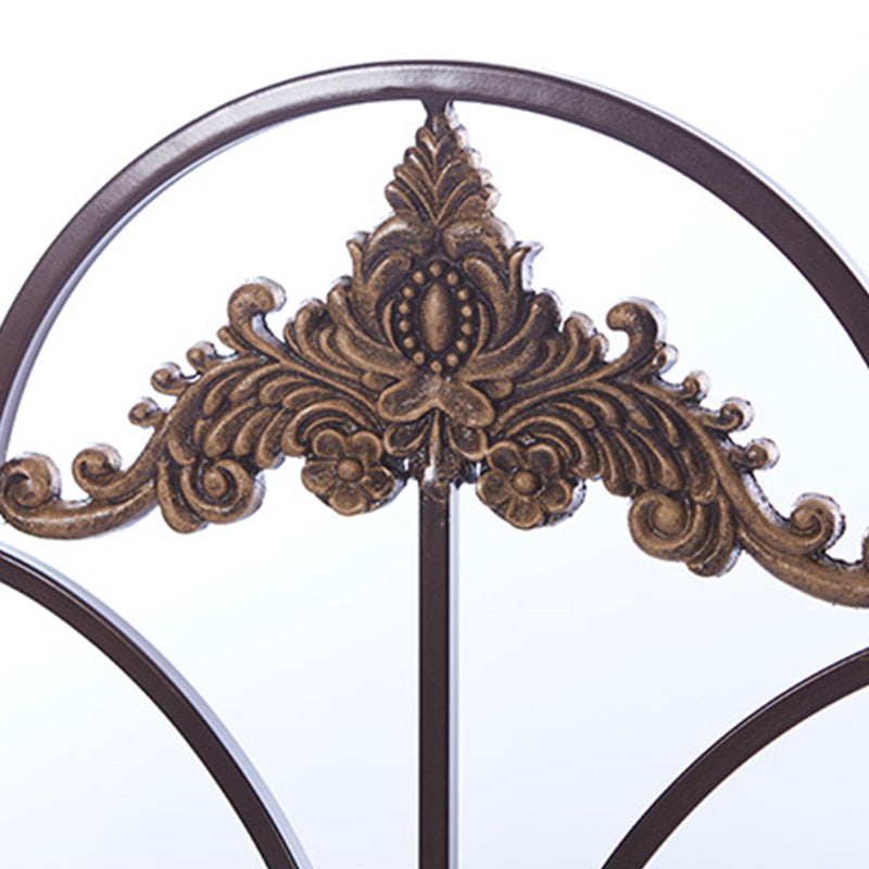 Industrial Bed with Headboard Standard Profile Bed with Metal Legs