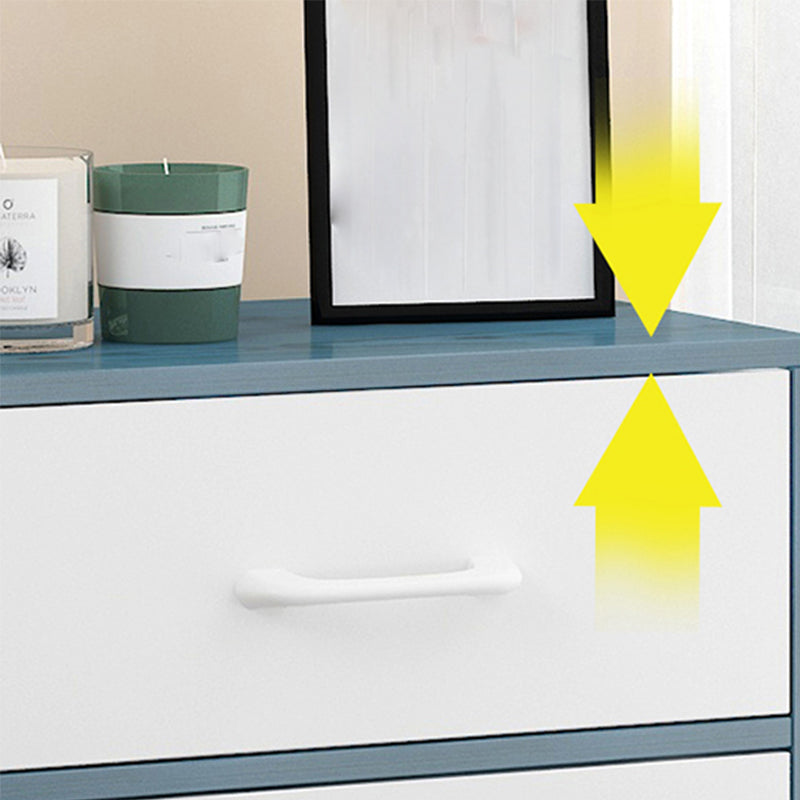 11.81" Wide Modern Accent Chest with Drawers Scratch Resistant Chest