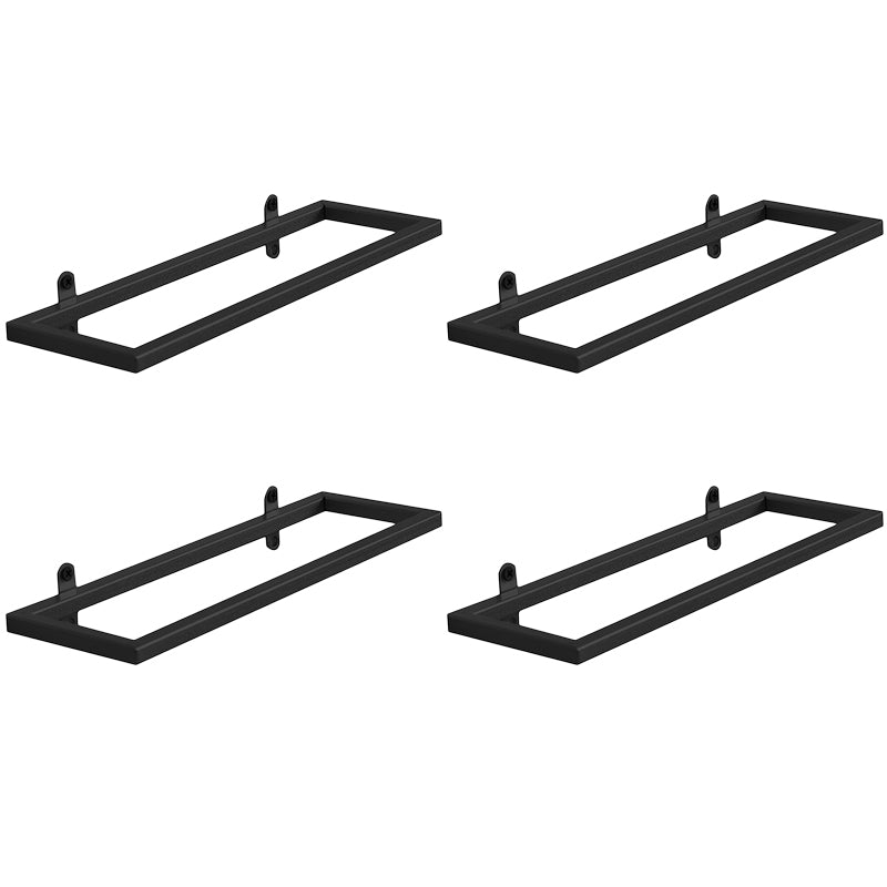 Glam Style Metal Wine Rack Decorative Rectangular Wall-mounted Wine Rack