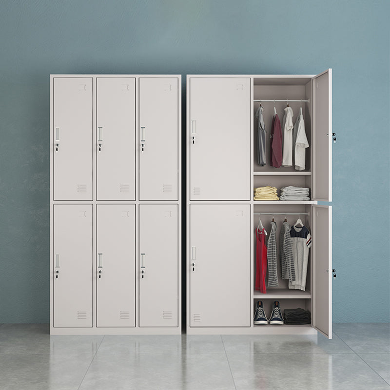 Contemporary Hinged Wardrobe Armoire Metal Wardrobe Cabinet for Home