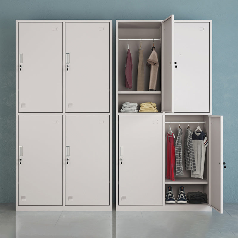 Contemporary Hinged Wardrobe Armoire Metal Wardrobe Cabinet for Home