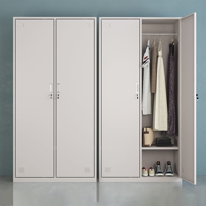 Contemporary Hinged Wardrobe Armoire Metal Wardrobe Cabinet for Home
