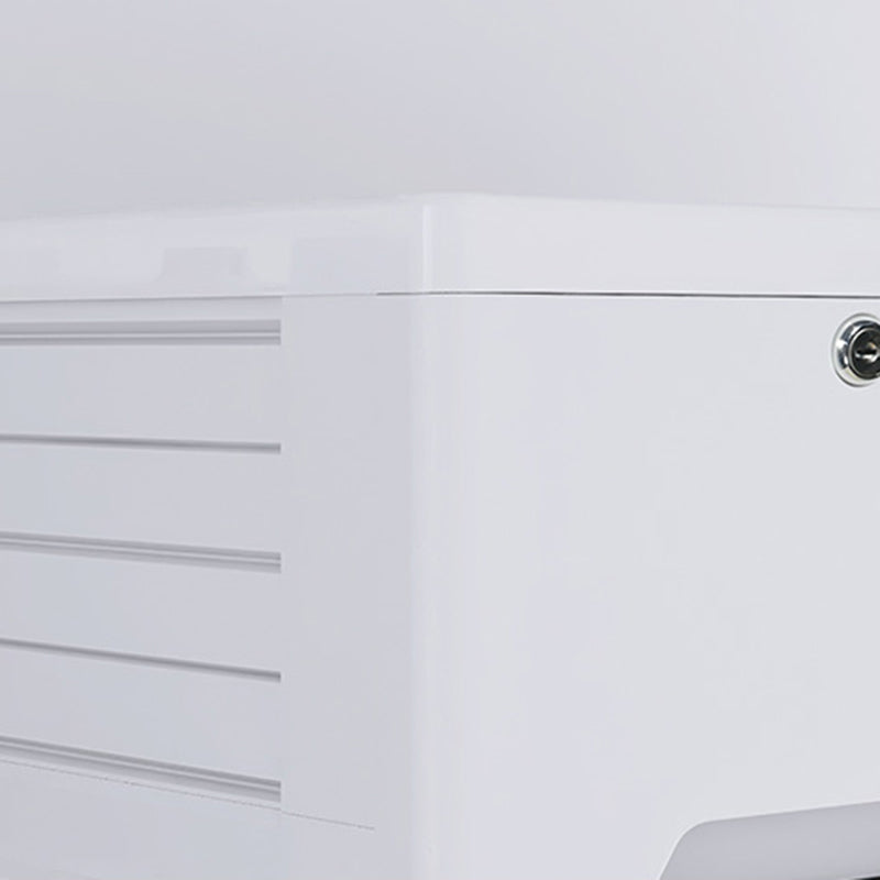 Plastic Home Non-Hanging Armoire Modern Style Storage Cabinet with Caster Wheels