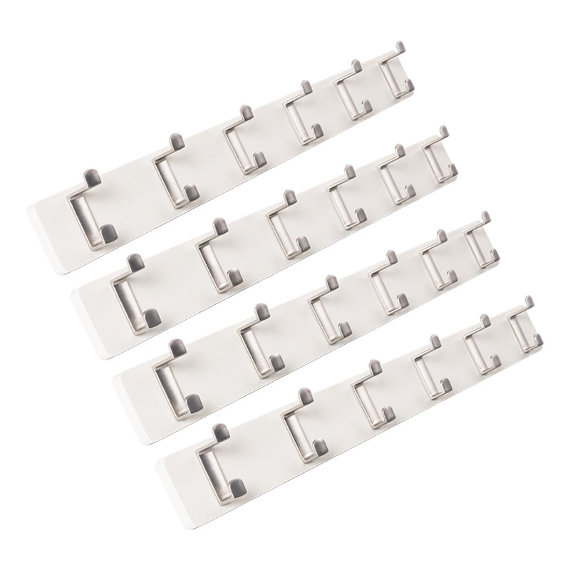 Industrial Entryway Kit Metal Wall Mounted Double Prong Hooks Included Hall Stand