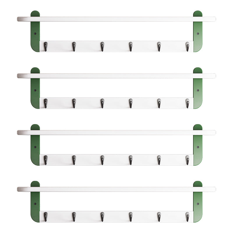 Industrial Entryway Kit Metal Wall Mounted Hooks Shelving Included Hall Stand